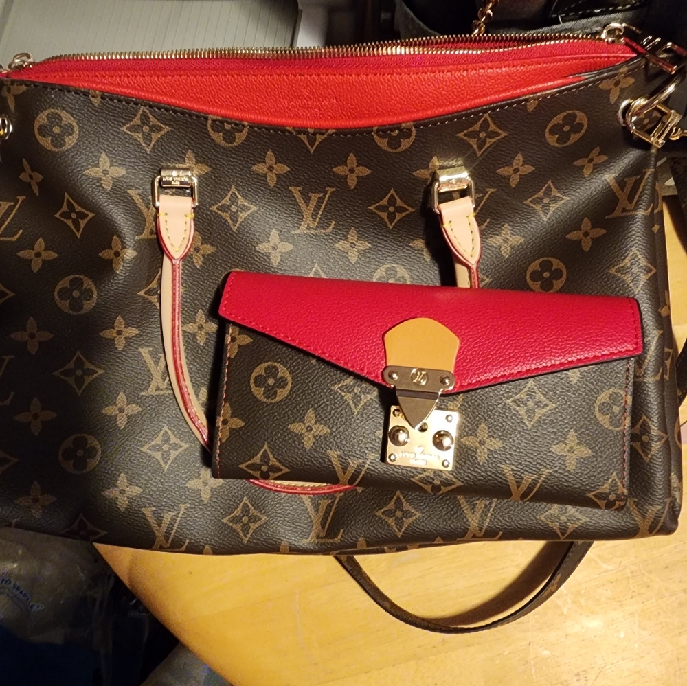 Designer Inspired bag and wallet set